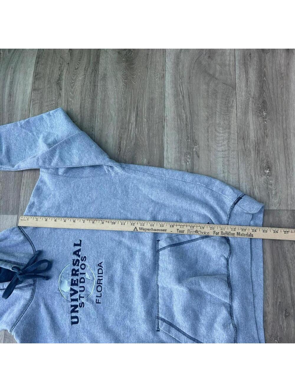 Vintage y2k Universal Studios Florida Grey Hoodie size M - Picture 7 of 7
